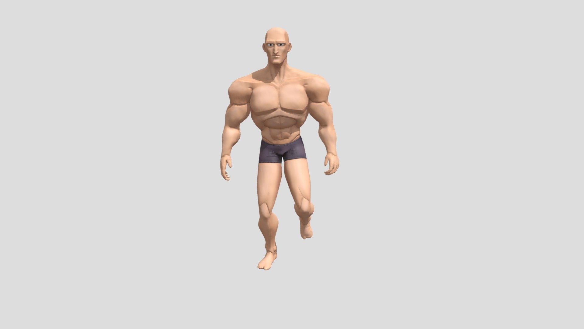 Strong Man Walking - 3D model by mimistaff [0d429b6] - Sketchfab