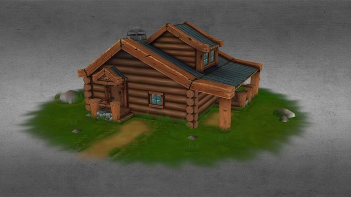 Loghouse 3D Model