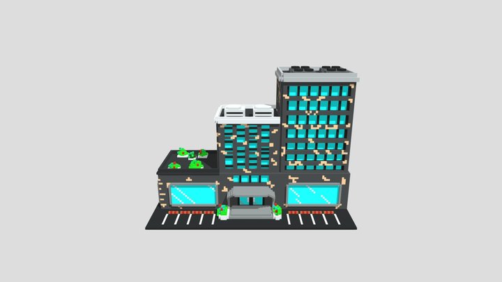 Office Tier 3 3D Model