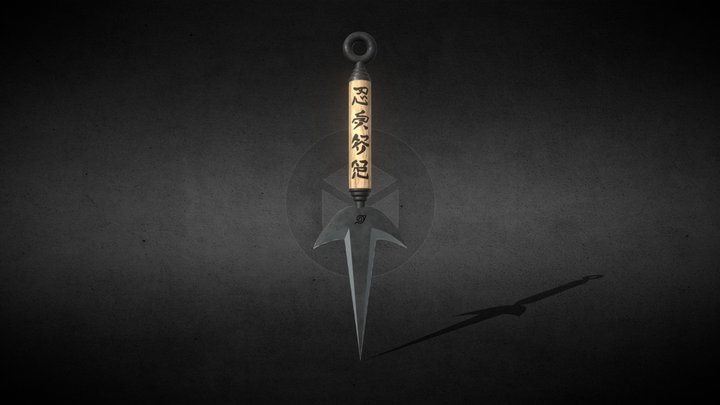 Minato Kunai 3D Model