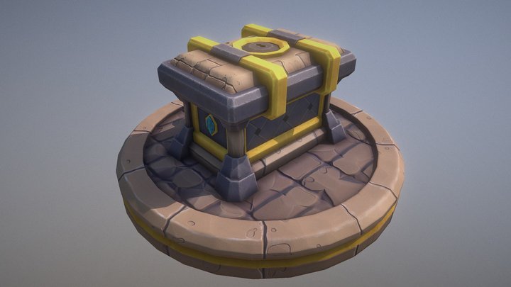 Sealed Chest 3D Model