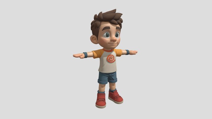 Smart Boy 3D Model