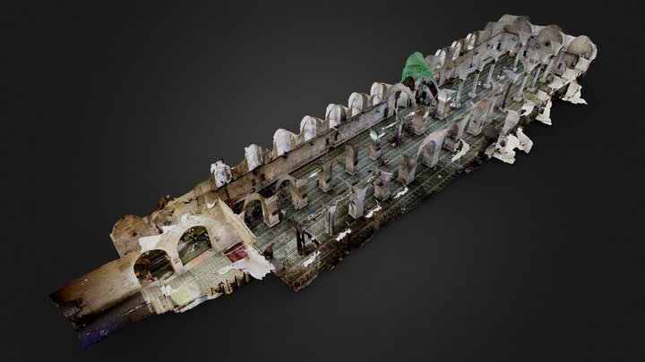 Great Mosque of Nablus(interior) 3D Model