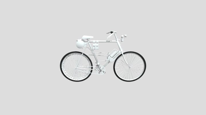 old bicycle 3D Model