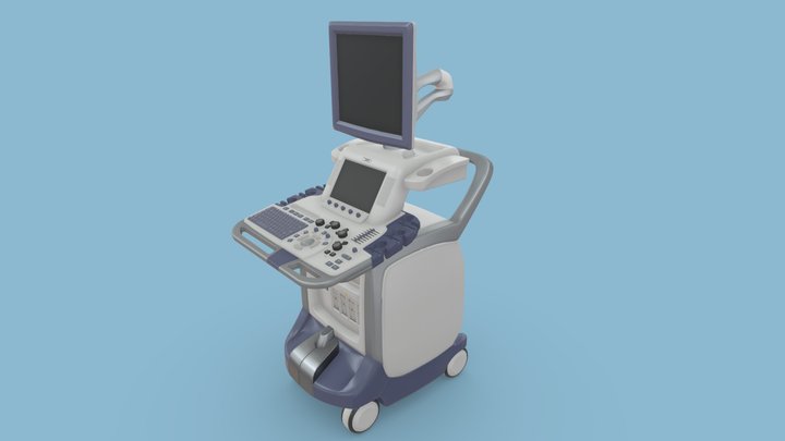 Ultrasound Machine 3D Model