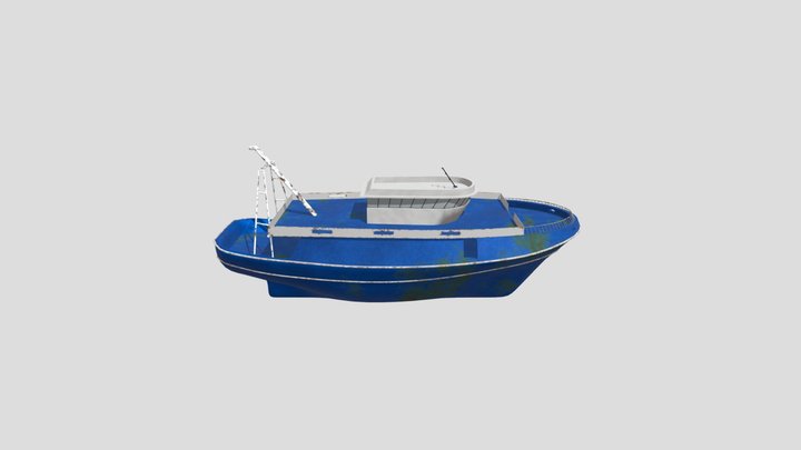 Trawler 3D Model