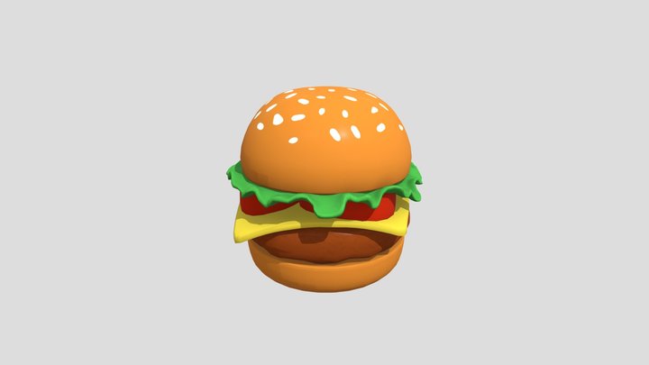 burger 3D Model