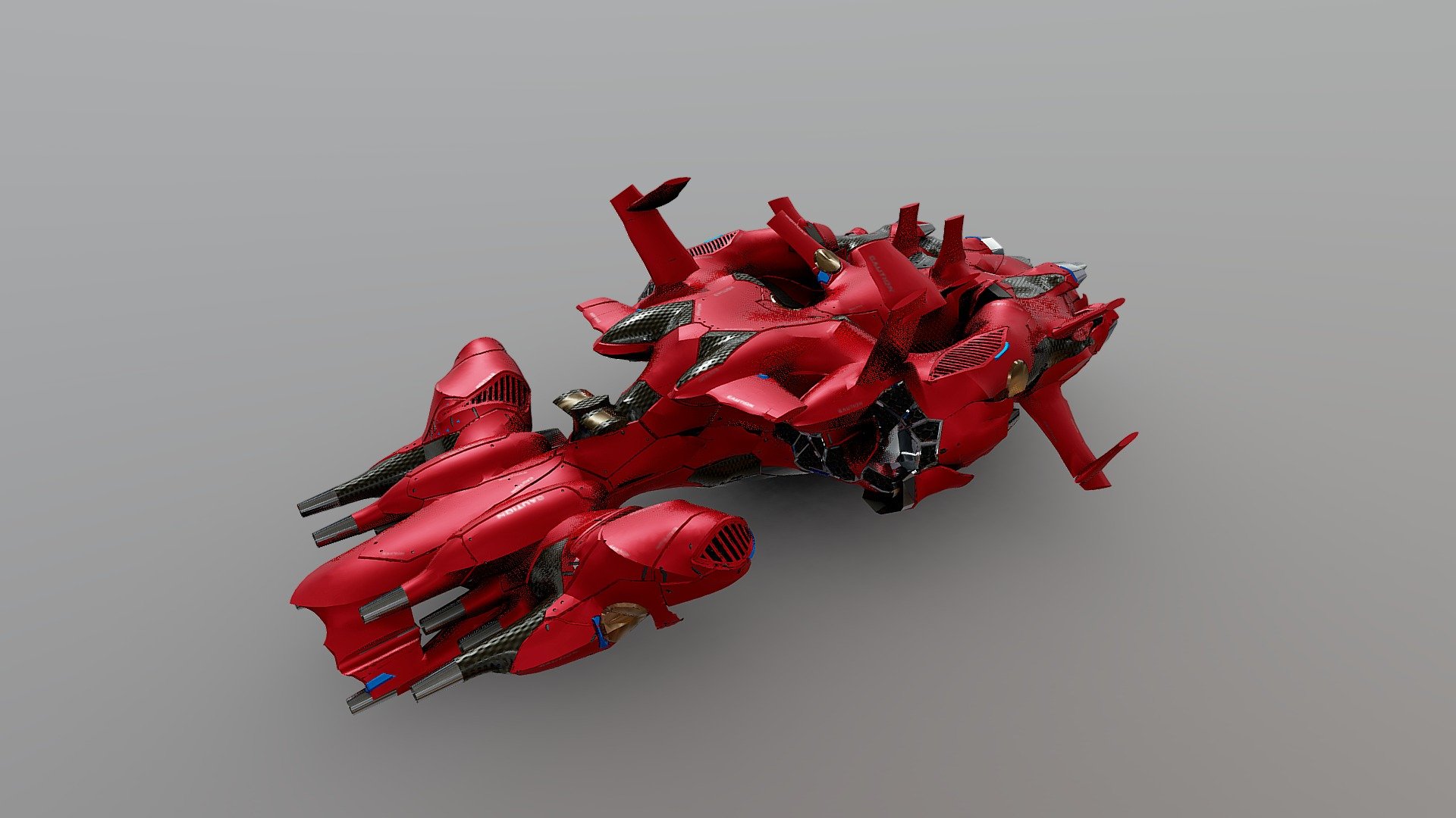 Procedural Hard Surface Modeling Test 9.354