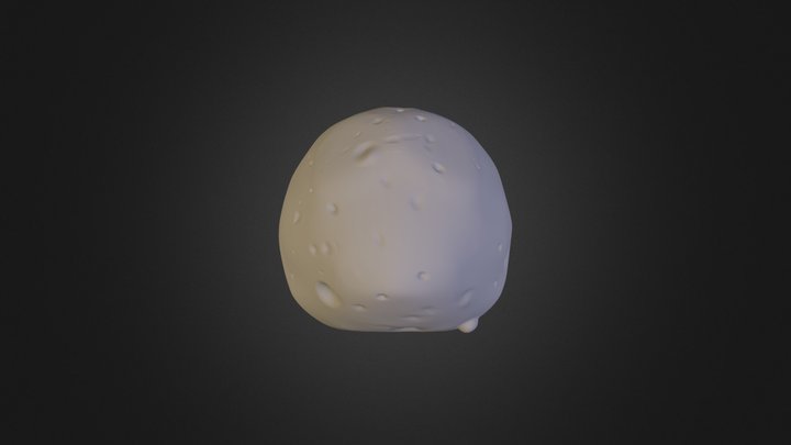 Mined Asteroid 3D Model