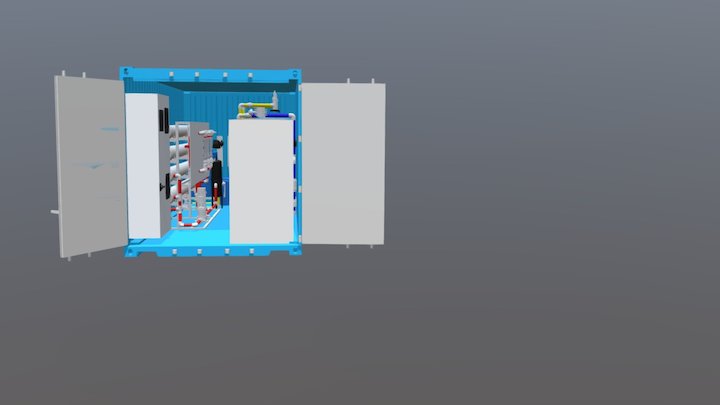 Brackish water membrane treatment 3D Model