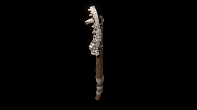Fox Jaw Spear 3D Model