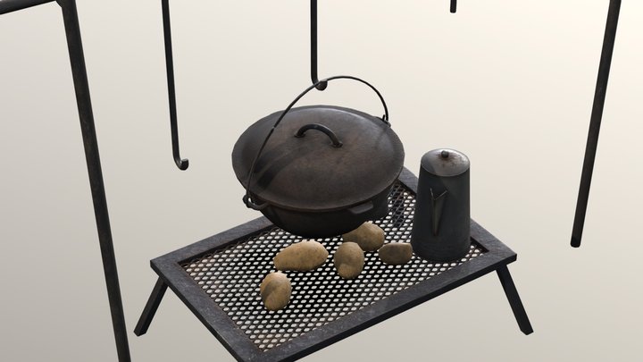 Campfire_equipment 3D Model