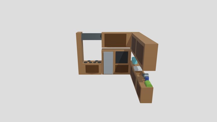 MaxW-Kitchen 3D Model