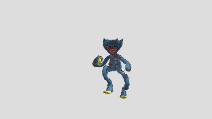 Withered huggy wuggy animations extentions 3D Model