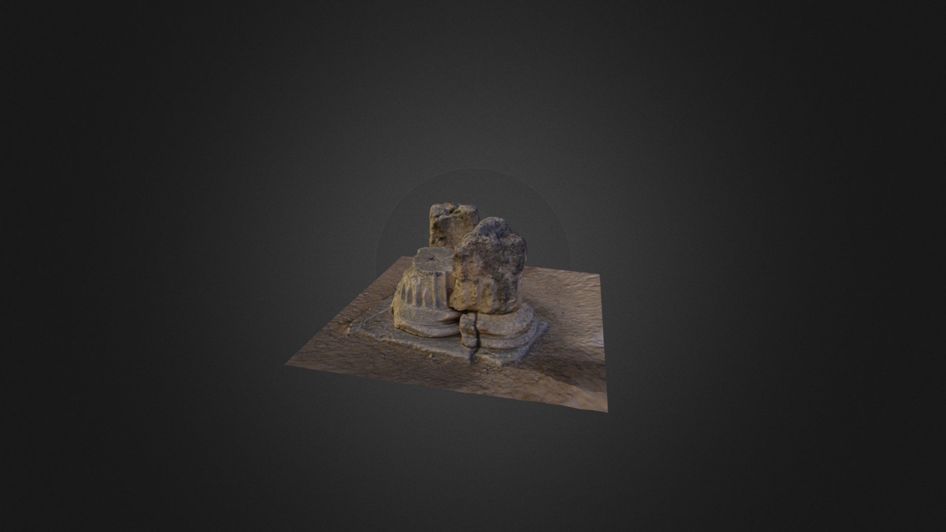 Columnes del Fòrum de la Colònia( Photoscan)