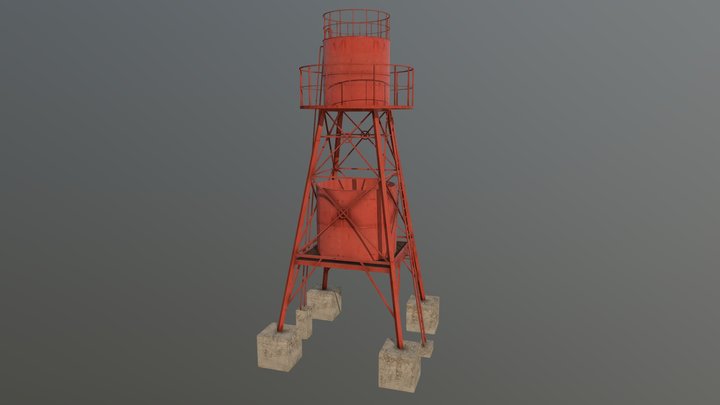 Tanque - Isla de Flores 3D Model