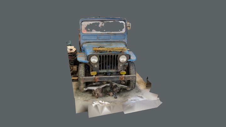 Old Jeep 3D Model