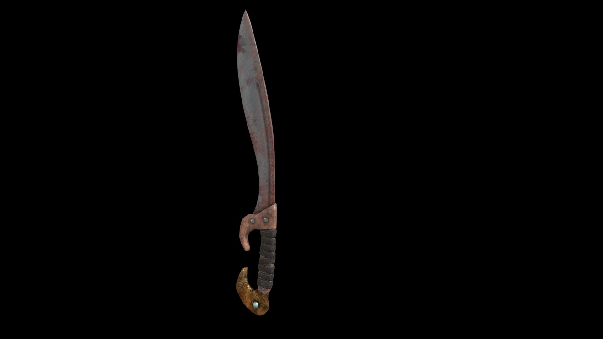 Kopis Sword - 3D model by KimDelaCruz [0d4d1b1] - Sketchfab