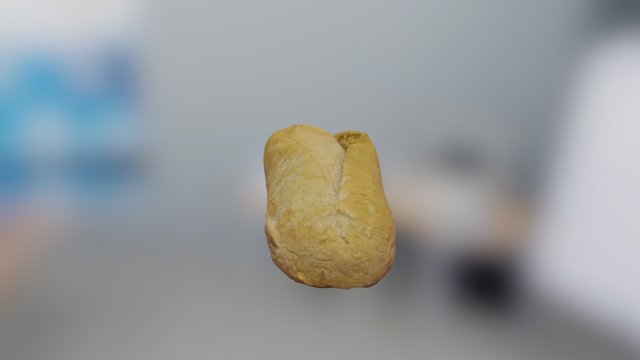 Loaf of Bread, Lowpoly (Agisoft Photoscan) 3D Model