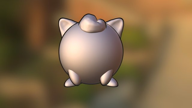 Jiggly Puff work in progress 3D Model