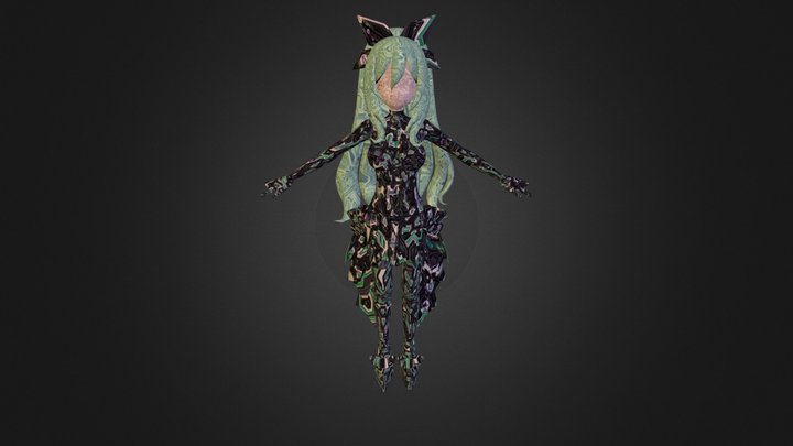 PSX PS2 PS3 - Hyperdimension Neptunia mk2 - Chik 3D Model