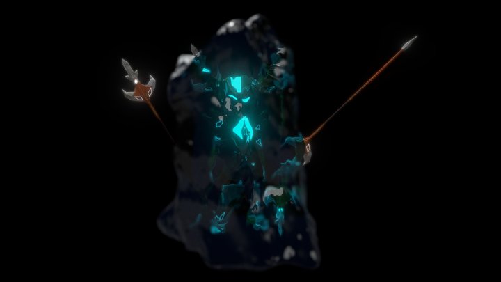 Frozen Mecha 3D Model