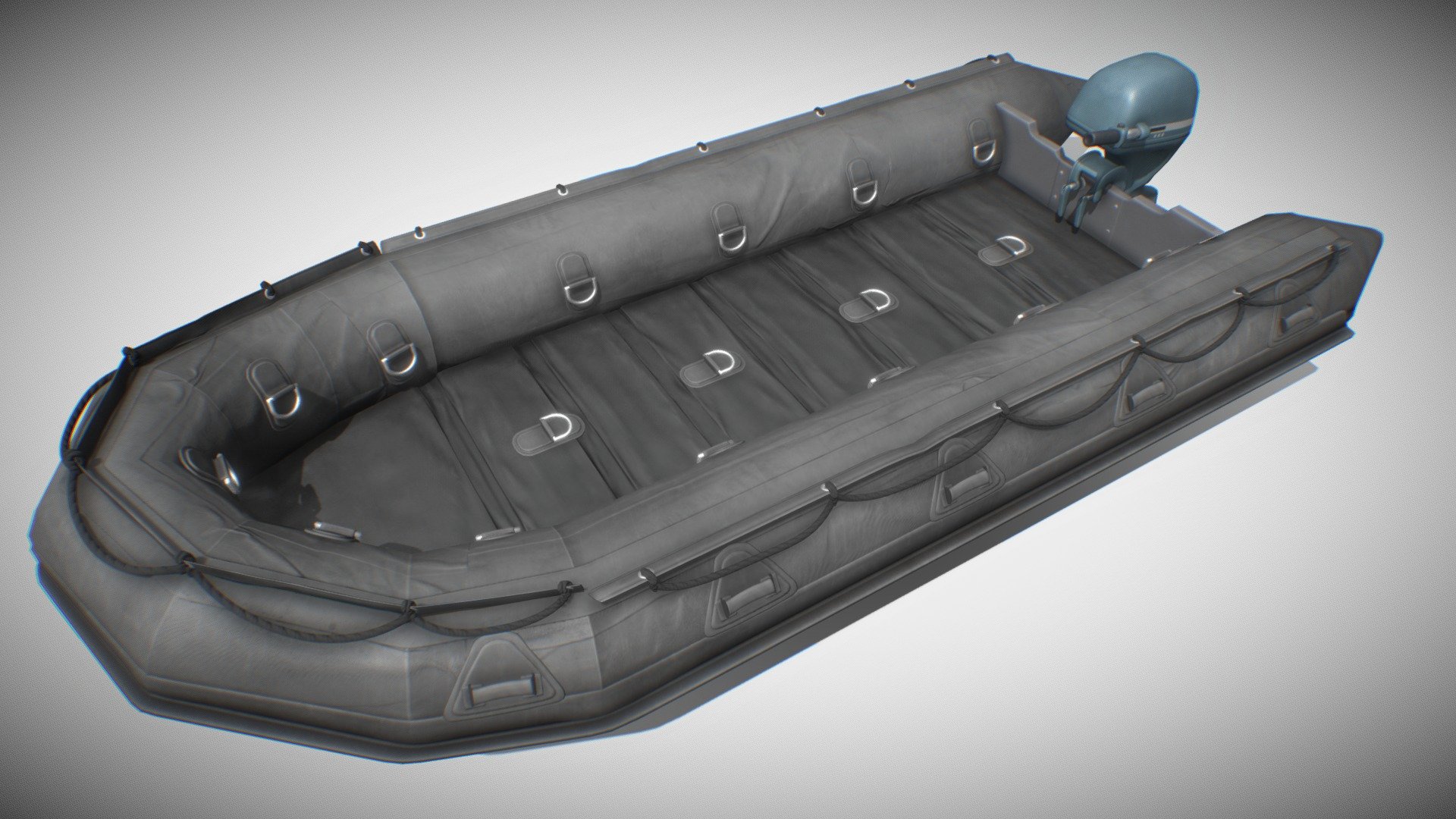 US Navy Seals RHIB Boat Assault 3D Printed Mini's Modern Wargaming 28mm /  32mm Scale -  Sweden