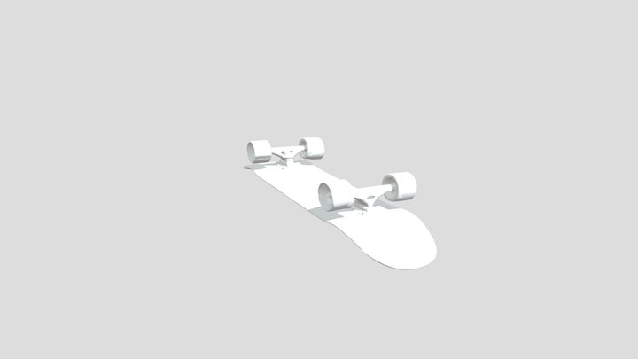 My skateboard (texture in progress) 3D Model