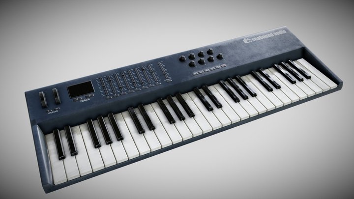 Electric Keyboard (For "Night Drive") 3D Model