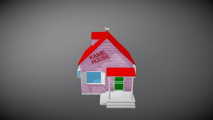 Kame House 3D Model