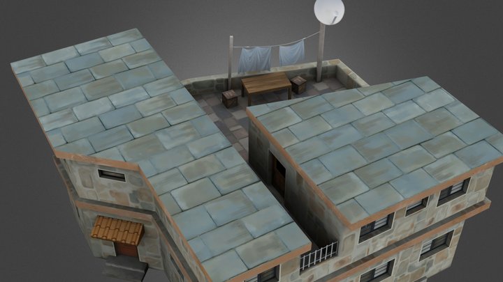 House 2floors 3D Model