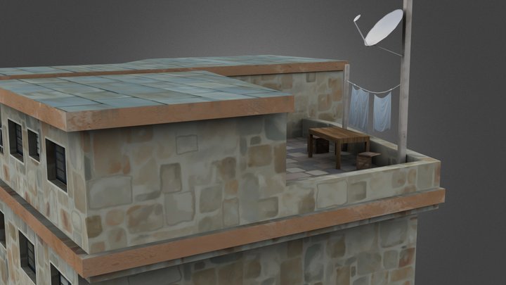 House 2floors 3D Model