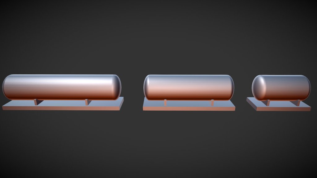 WIP gas tanks - 3D model by Daniel (@Dani3l2021) [0d54510] - Sketchfab