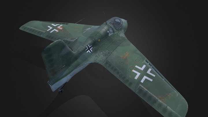 Me 163B Komet 3D Model