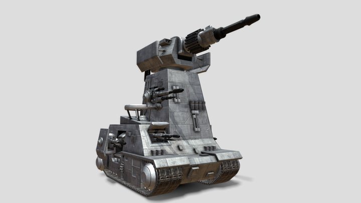XR-85 Tank Droid 3D Model