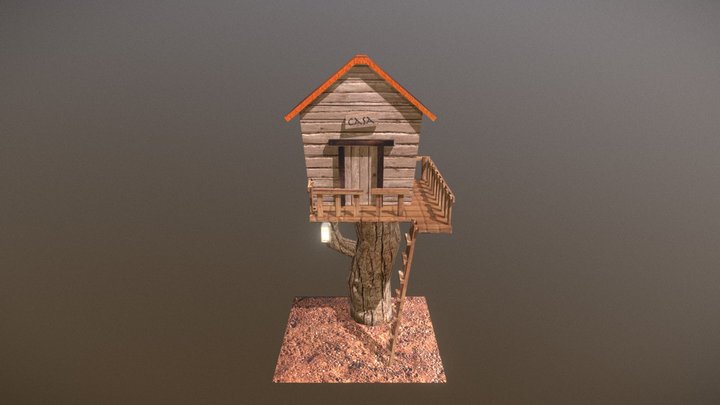 Casa del Árbol 3D Model