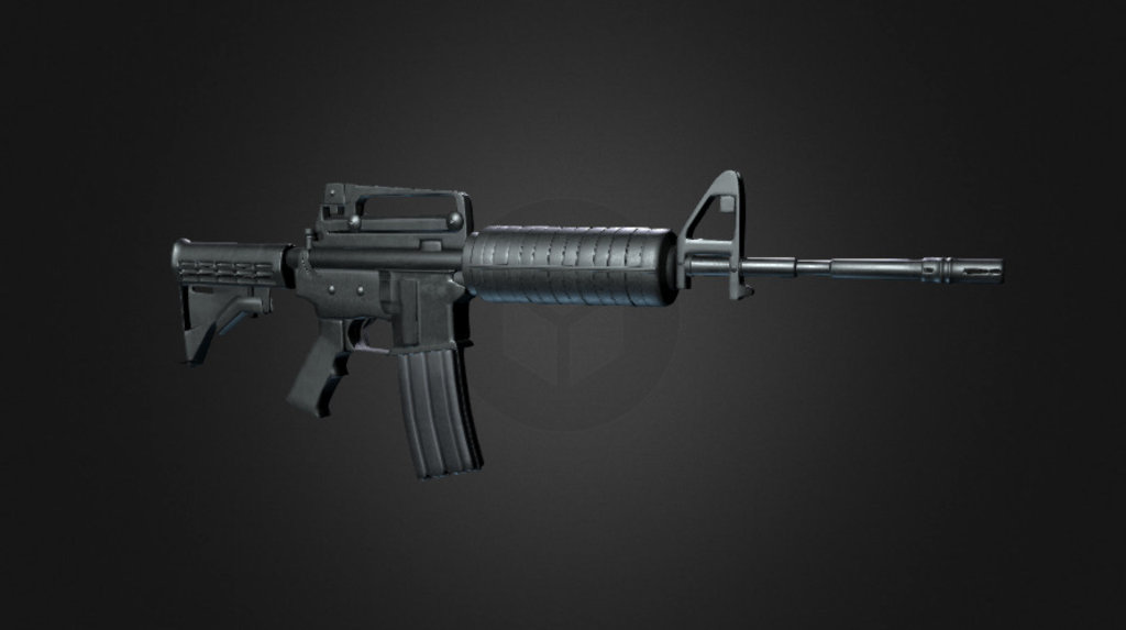 M4A1 Carbine - 3D model by Marcin Strzemiński (@seter) [0d54f49 ...