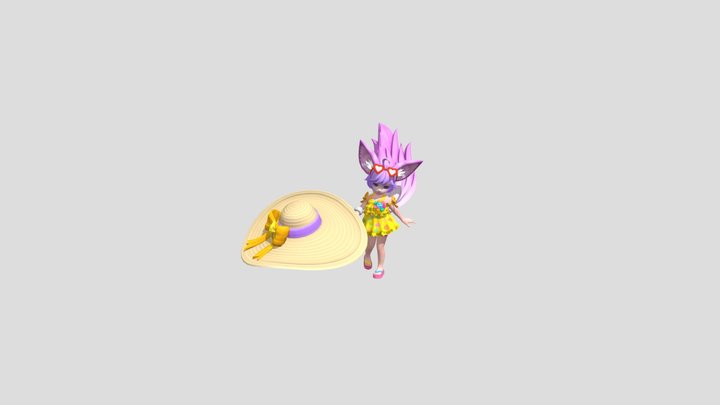 Nana sundress skin 3D Model