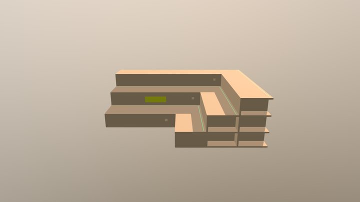 Storgata Bench1 3D Model