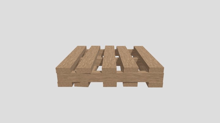 Wooden Pallet 3D Model