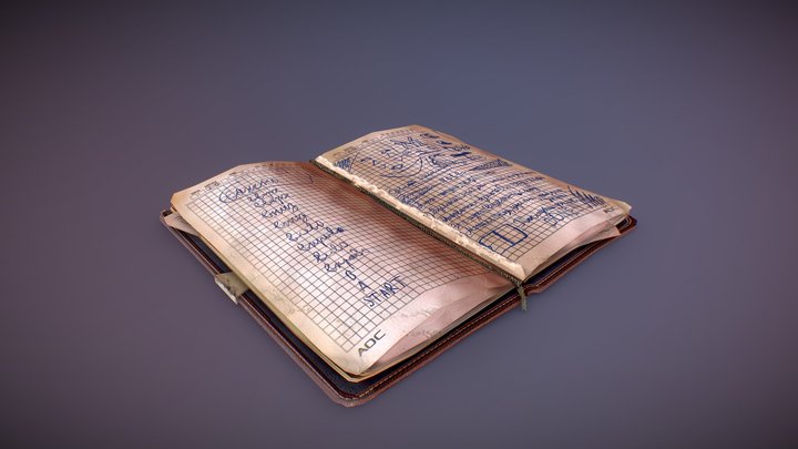 Notebook 3D Model