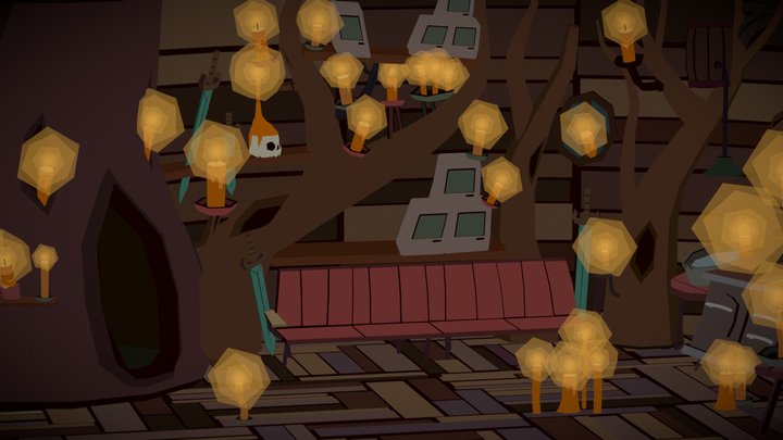 Spooky Time 3D Model