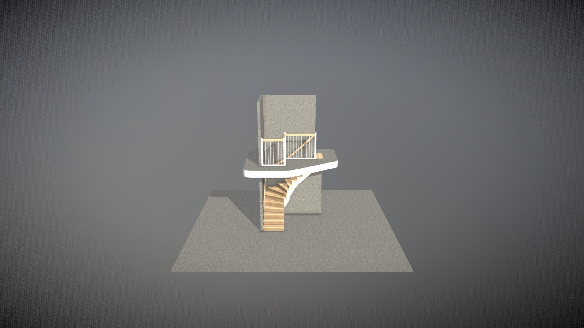 Zawodzie balustrada — Sketchfab embed 3D viewer
