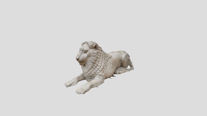 Budapest lion 3D Model