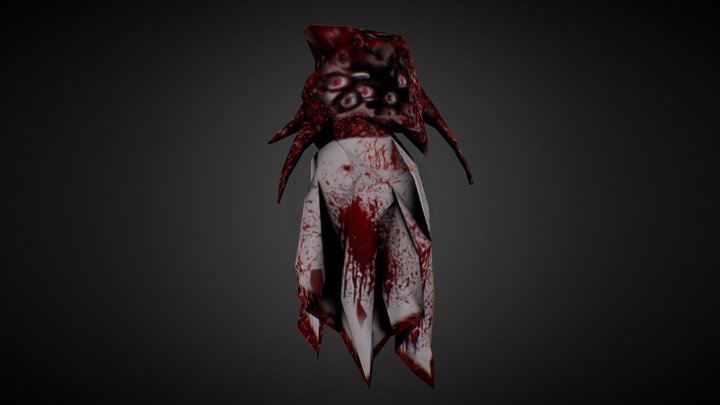Enemie for horror game 3D Model