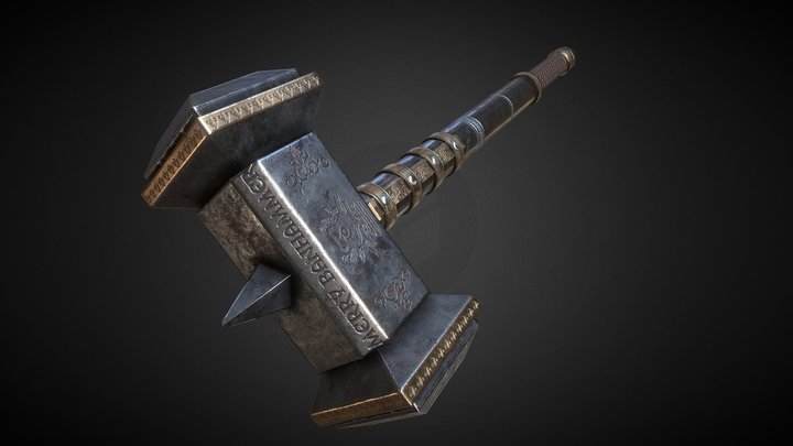 The Ultimate Banhammer 3D Model