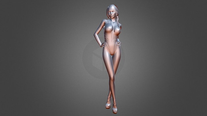 Beauty Girl 3D Model