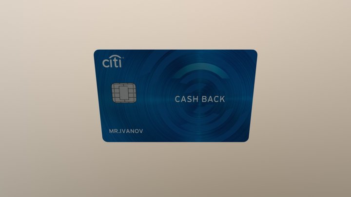 creditcard(quads).c4d 3D Model