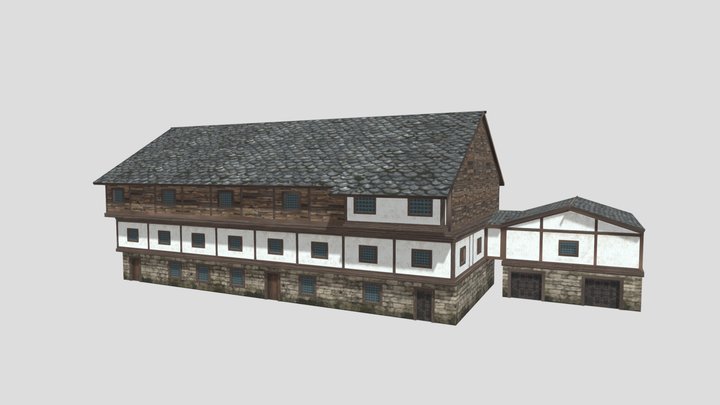 Medieval Manor 3D Model