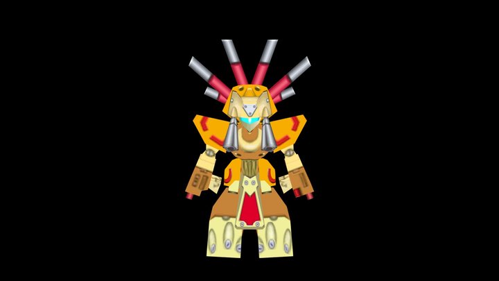(Medabot) Medarot R PS1 3d model WARBONNET